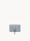 Chloé Alphabet Card Holder In Blue