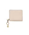 Chloé Alphabet Compact Wallet In Nude