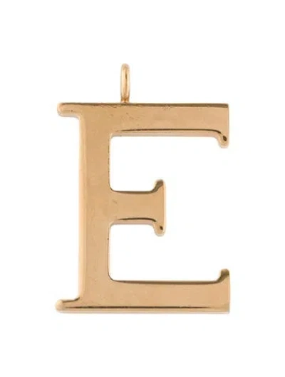 Pre-owned Chloé Alphabet 'e' Charm Pendant, 1.5" In Multi