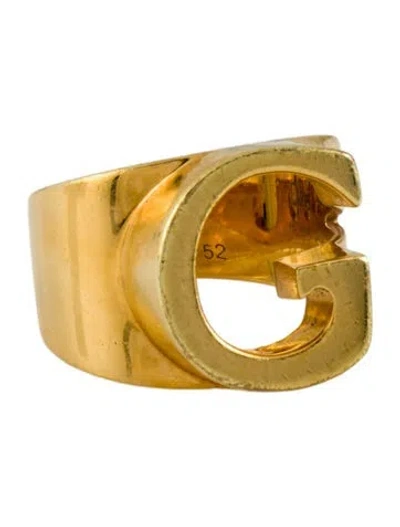 Pre-owned Chloé Alphabet "g" Cocktail Ring In Multi