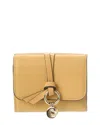 CHLOÉ ALPHABET LEATHER FRENCH WALLET