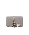 Chloé Alphabet Tri-fold Wallet In Gray