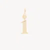 Chloé Alphabet Letter I Charm In Brass In Gold