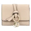 Chloé Alphabet Mini Trifold Wallet In Neutral
