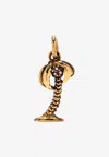 Chloé Alphabet Palm Tree Charm Pendant In Gold