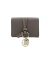 Chloé Alphabet Tri-fold Wallet In Black