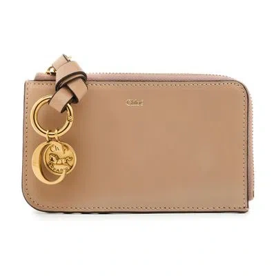Chloé Alphabet Wallet In Brown