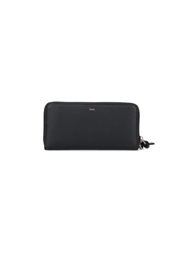 Chloé Alphabet Wallet In Black