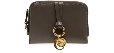 Chloé Alphabet Wallet In Green