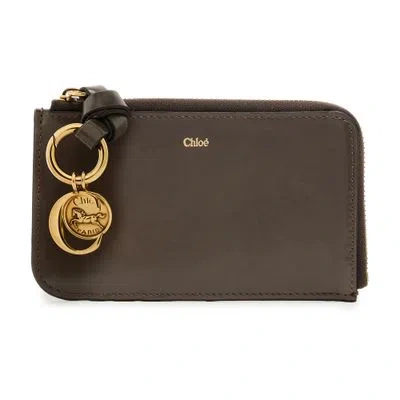Chloé Alphabet Wallet In Brown
