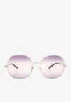 Chloé Aly Aviator Sunglasses