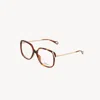Chloé Square-frame Glasses In Brown