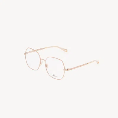 Chloé Aly Eyeglasses In Gold
