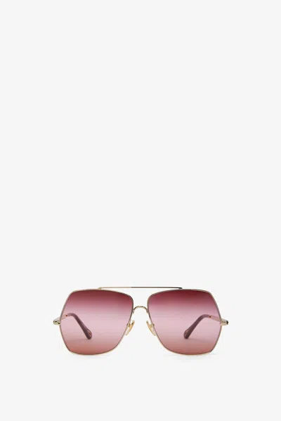 Chloé Aly Pink Sunglasses