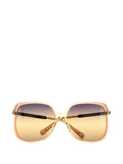 Chloé Aly Sunglasses In Brown