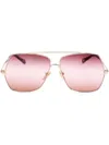 Chloé Aly Sunglasses In Gold