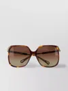Chloé Aly Square-frame Tortoiseshell Acetate And Gold-tone Sunglasses