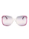 Chloé Chloè Aly Sunglasses In Pink