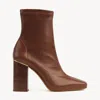 Chloé 95mm Ambre Boots In Brown