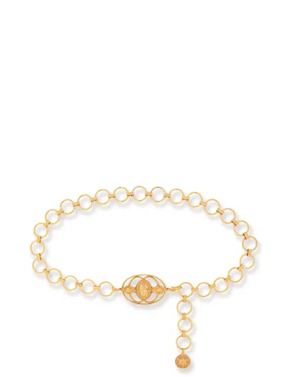 CHLOÉ CHLOÉ AMULET BRASS BELT
