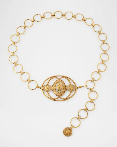 Chloé Amulet Jewelry Belt In Gold
