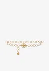 Chloé Amulet Jewelry Brass Belt In Gold
