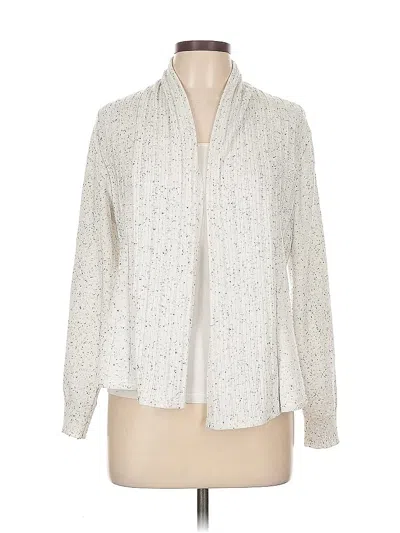 Pre-owned Chloe & Jasmine Cardigan Sweater In White