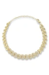 Chloe & Madison Chloe And Madison 14k Gold Plated Pavé Cubic Zirconia Leaves Bracelet In Gold