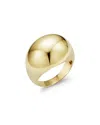 Chloe & Madison Chloe And Madison 14k Over Silver Bold Dome Ring
