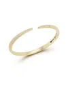Chloe & Madison Chloe And Madison 14k Over Silver Cz Bangle Bracelet