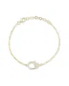 Chloe & Madison Chloe And Madison 14k Over Silver Cz Bracelet