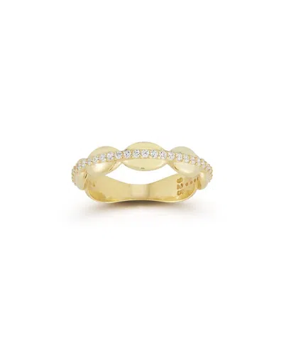 Chloe & Madison Chloe And Madison 14k Over Silver Cz Bubble Ring