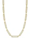 Chloe & Madison Chloe And Madison 14k Over Silver Cz Choker Necklace