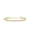 Chloe & Madison Chloe And Madison 14k Over Silver Cz Tennis Bracelet