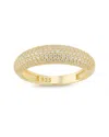 Chloe & Madison Chloe And Madison 14k Over Silver Dome Ring