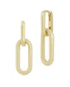 Chloe & Madison Chloe And Madison 14k Over Silver Drop Earrings