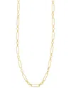 Chloe & Madison Chloe And Madison 14k Over Silver Figaro Twisted Link Necklace