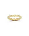 Chloe & Madison Chloe And Madison 14k Over Silver Link Chain Ring