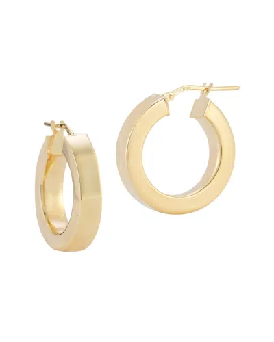 Chloe & Madison Chloe And Madison 18k Over Silver Hoops In Gold