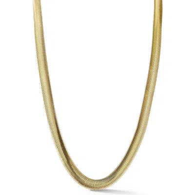 Chloe & Madison Chloe And Madison 6mm Snake Chain Necklace In Gold