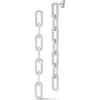 Chloe & Madison Chloe And Madison 7-link Drop Earrings In Silver