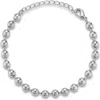 Chloe & Madison Chloe And Madison Ball Chain Bracelet In Silver
