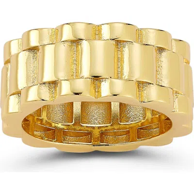 Chloe & Madison Chloe And Madison Band Ring In Gold