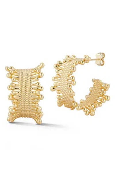 CHLOE & MADISON CHLOE AND MADISON BOLD HOOP EARRINGS