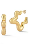 Chloe & Madison Chloe And Madison Bold Hoop Earrings In Gold