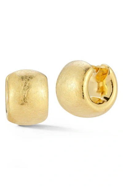 Chloe & Madison Bold Textured Hoop Earrings In Gold