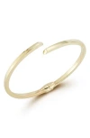 Chloe & Madison Chloe And Madison Bypass Cuff Bracelet In Gold