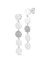 Chloe & Madison Chloe And Madison Cubic Zirconia Drop Earrings In Metallic