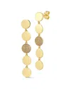 Chloe & Madison Chloe And Madison Cubic Zirconia Drop Earrings