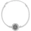 Chloe & Madison Chloe And Madison Coin Bracelet In Silver